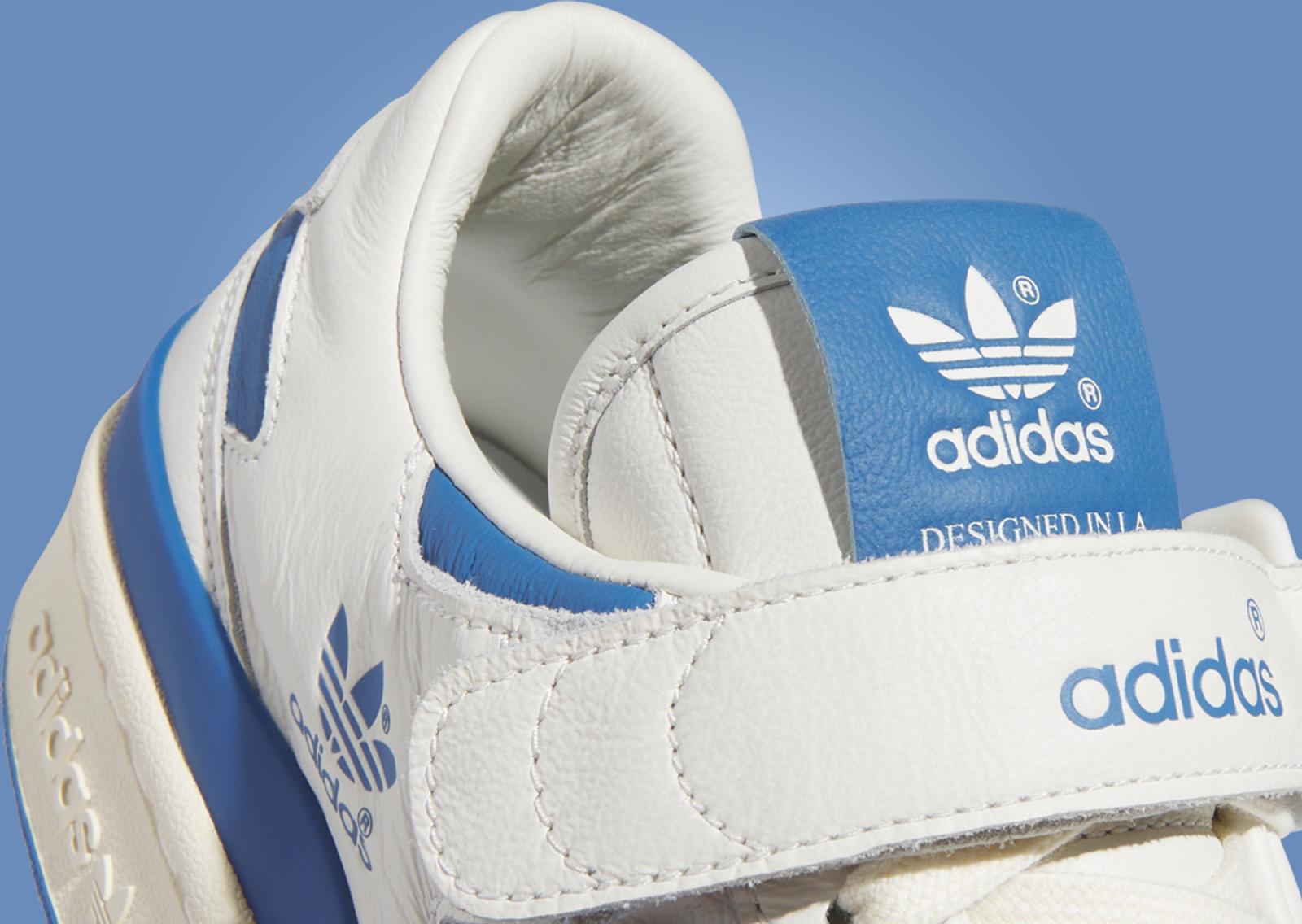 adidas Forum 84 Low Cloud White Trace Royal Tongue