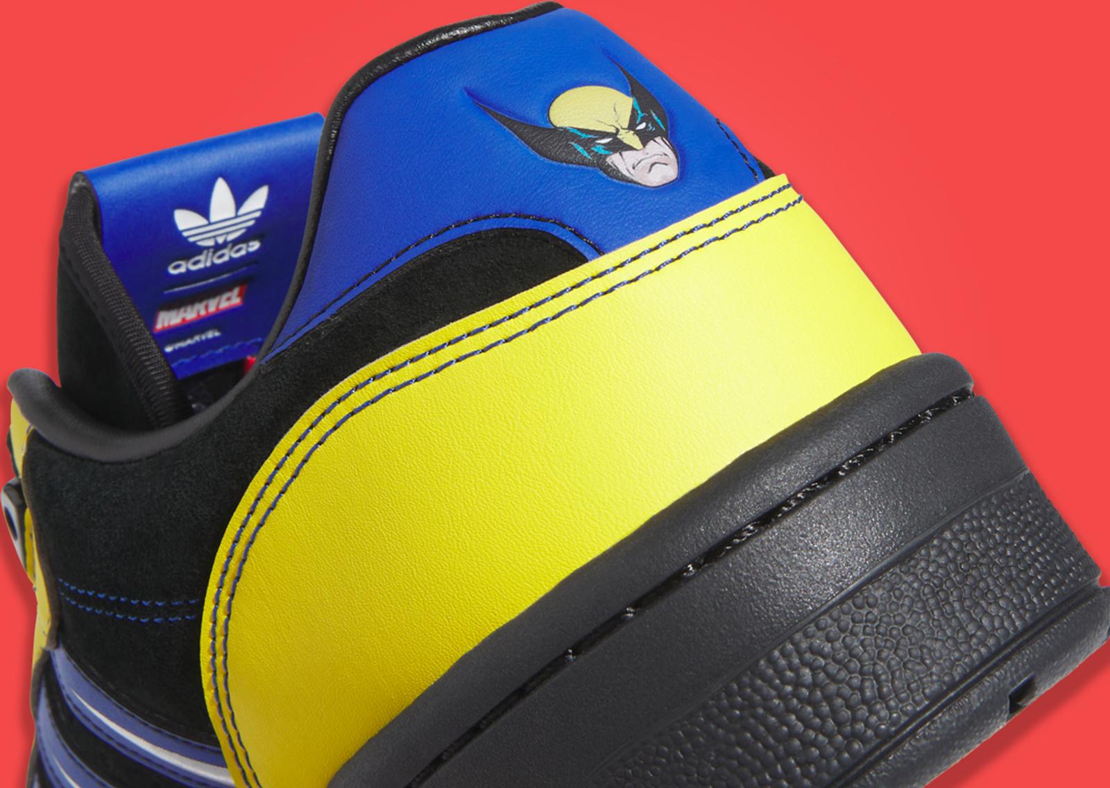 Deadpool & Wolverine x adidas Rivalry Low Wolverine Heel Detail