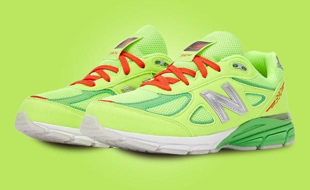 The DTLR Exclusive New Balance 990v4 Mistletoe Releases November 2023