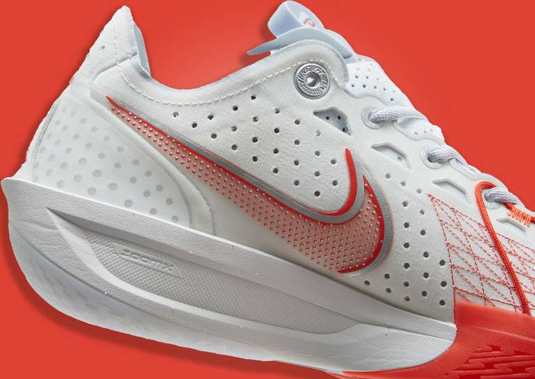 Nike GT Cut 3 Summit White Picante Red Medial