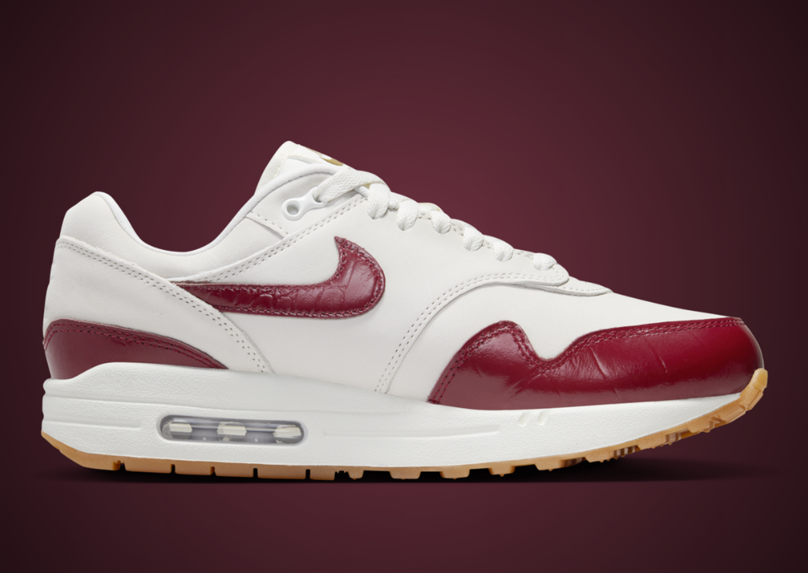 Nike Air Max 1 Lux Grandma Team Red (W) Medial