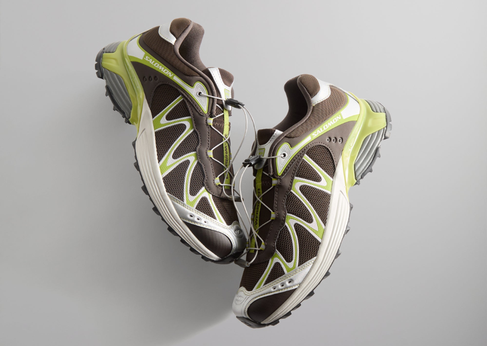 Kith x Salomon XT-Whisper Delicioso Dark Citron Angle