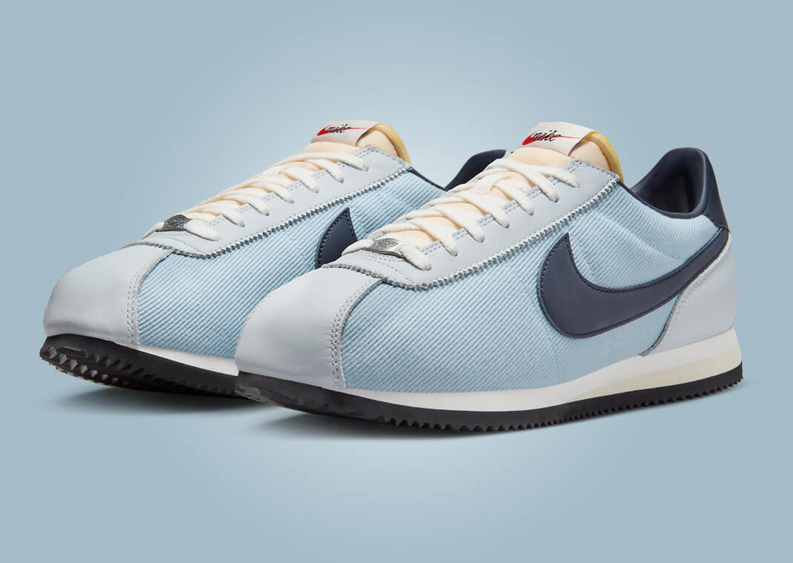 Nike Cortez Light Armory Blue Dark Obsidian Angle