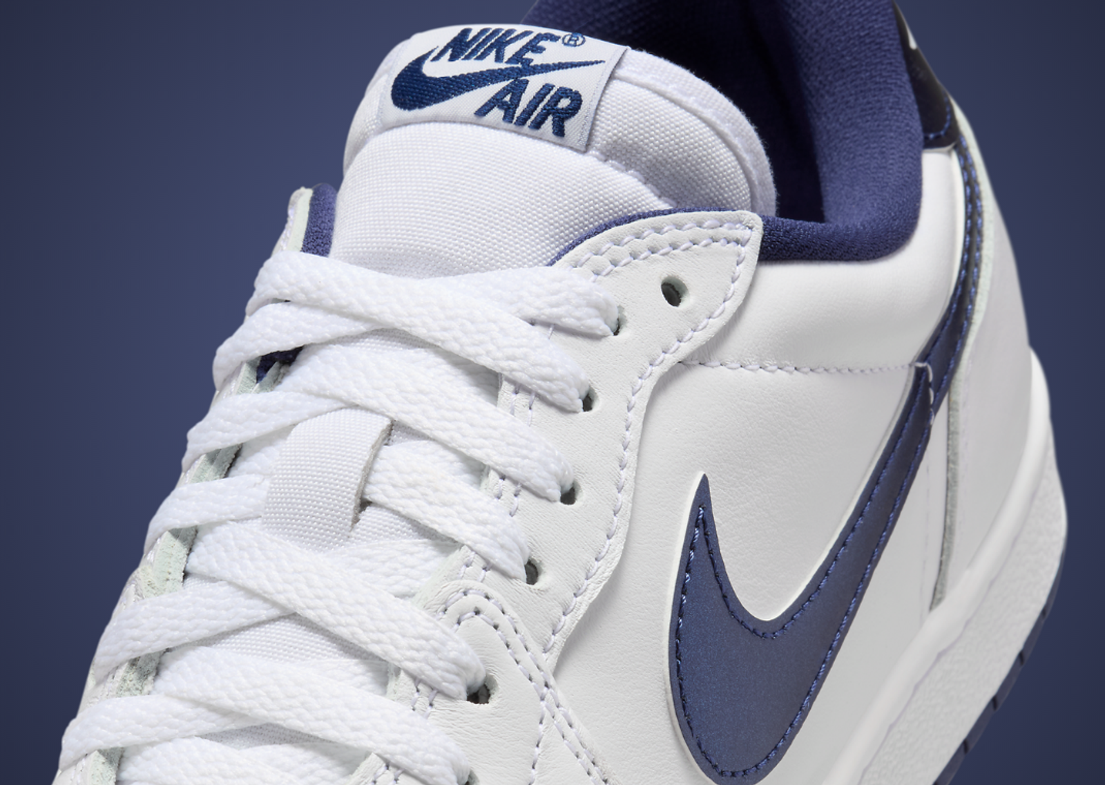 Air Jordan 1 Low 85 Metallic Navy Detail