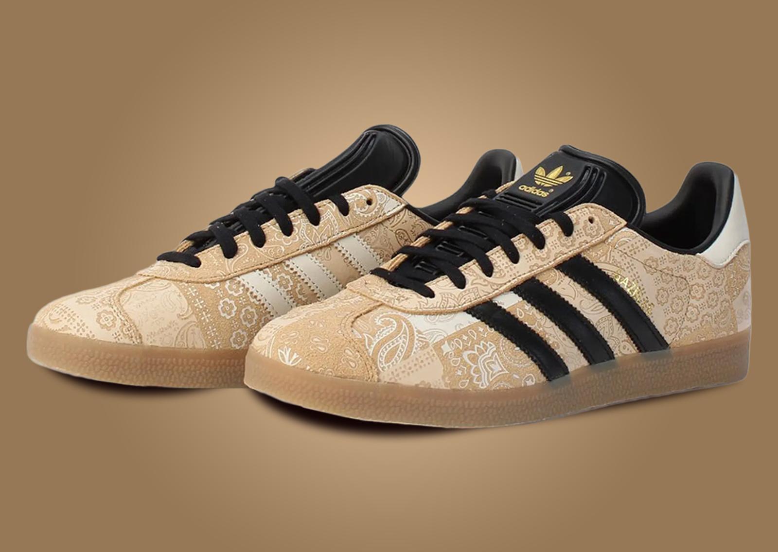 Shiekh x adidas Gazelle Paisley Print Angle