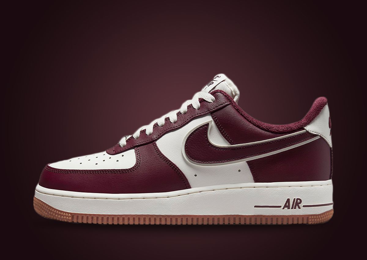 Nike Air Force 1 Low '07 LV8 College Pack Night Maroon, NOW $90.99 Was $130  : r/midsoledeals