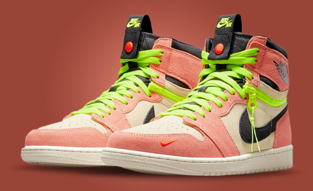 The Air Jordan 1 High Switch Appears In Peach And Volt