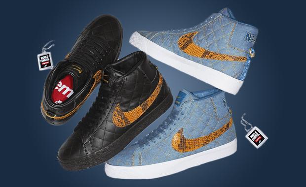 Supreme Gives An Official Look At Their Upcoming Nike SB Blazer Mid Collab