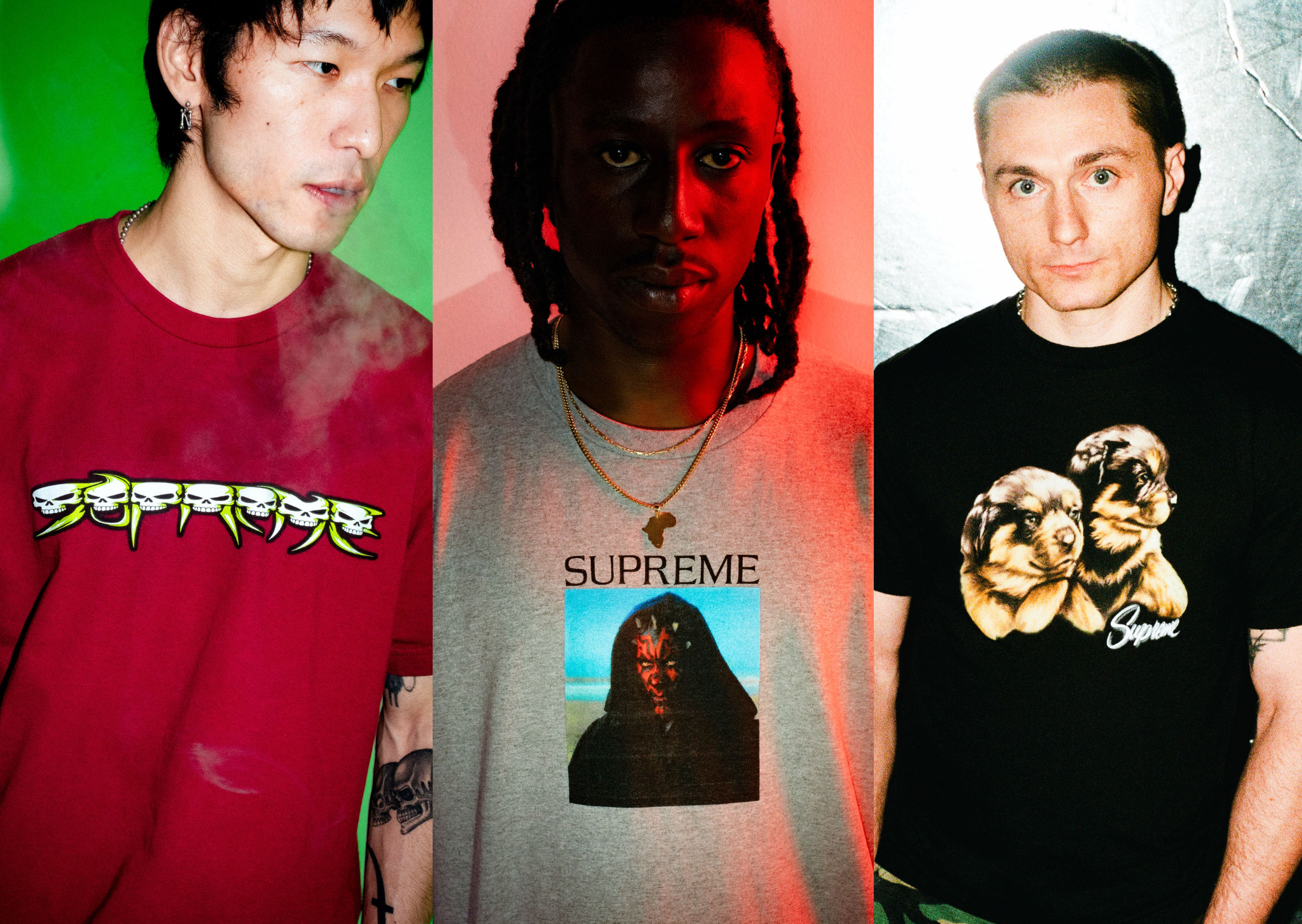 Darth Maul, Dios, and Dogs: Supreme Previews T-Shirt Collection to