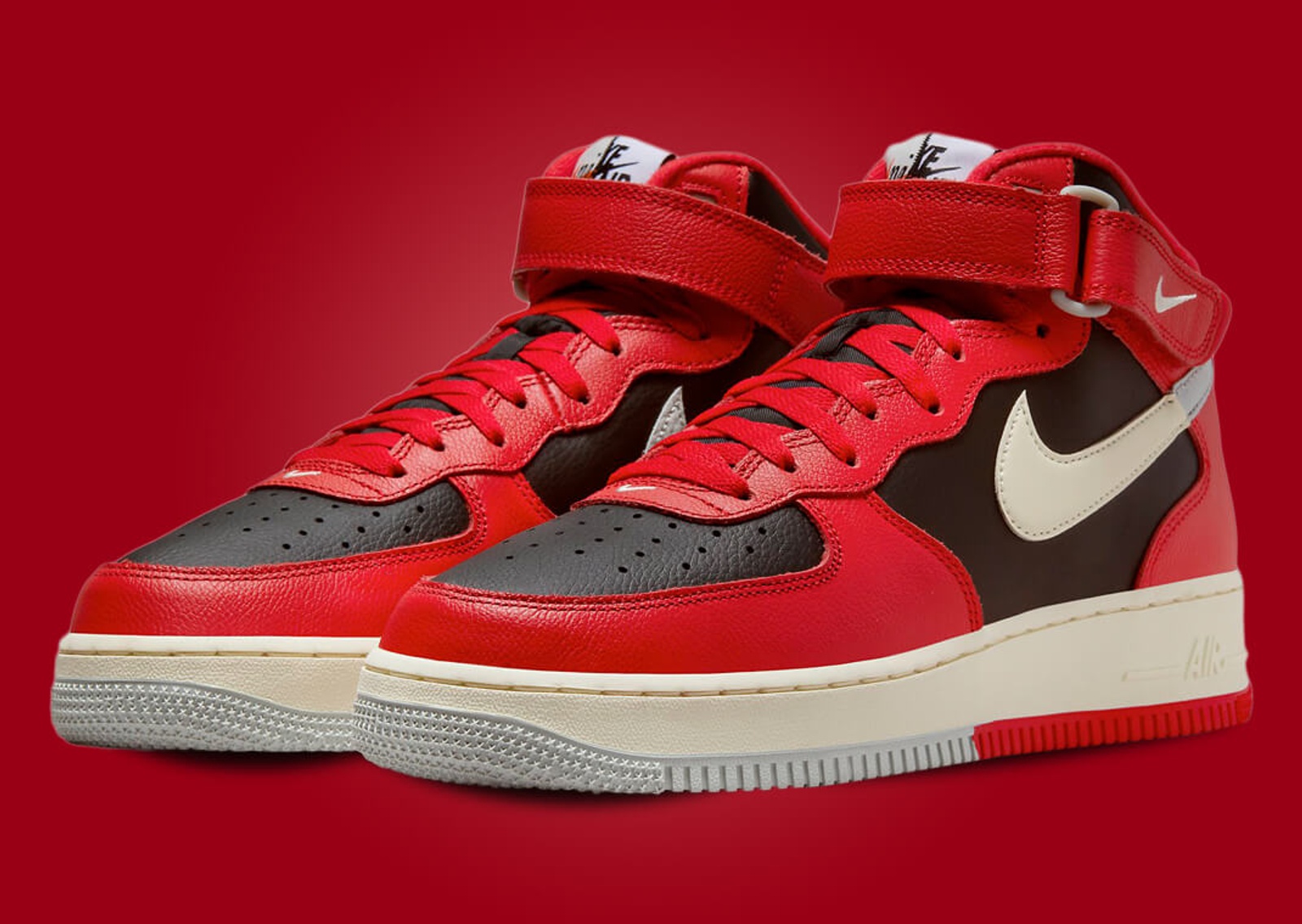 Mid Split The Nike Air Force 1 Mid Split Bred Releases July 15