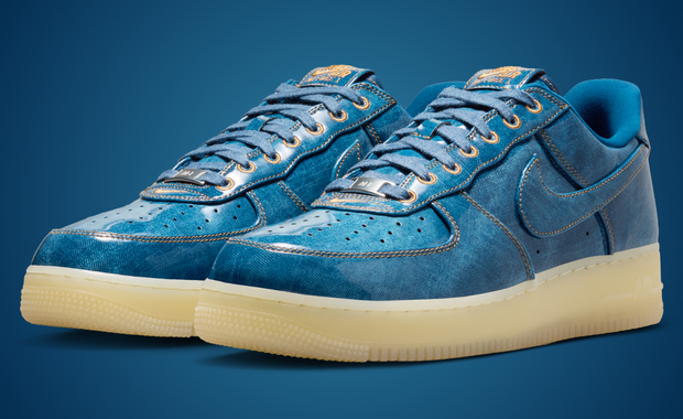 Nike Air Force 1 Low Blue Patent Denim - IM5757-400