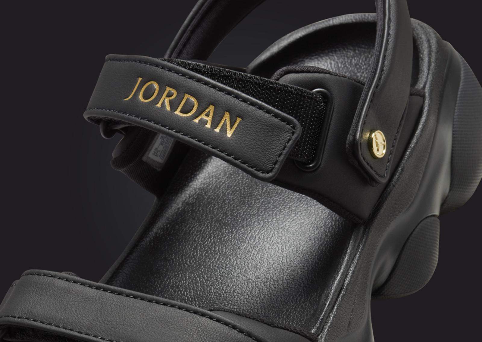 Jordan Deja Sandal Black Metallic Gold (W) Strap