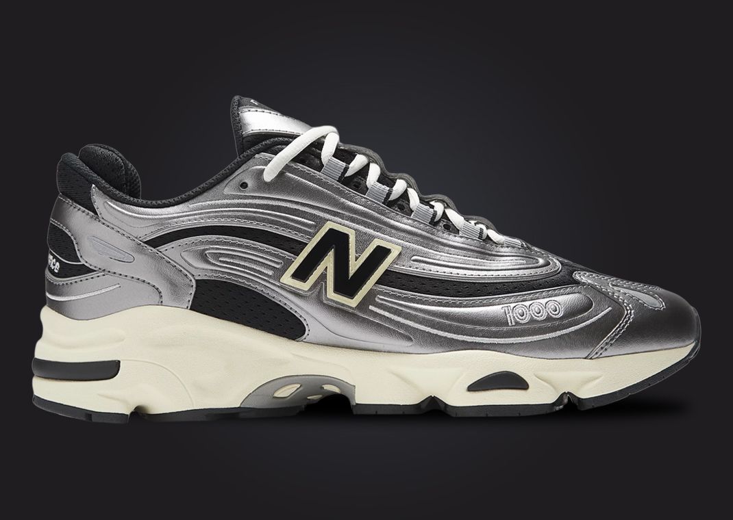 The New Balance 1000 Metallic Silver Releases April 2024