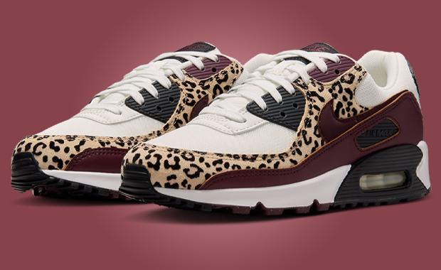 Nike Air Max 90 Leopard Burgundy (W)
