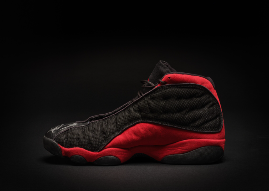 Michael Jordan's 1998 NBA Finals-Worn Air Jordan 13 Sells