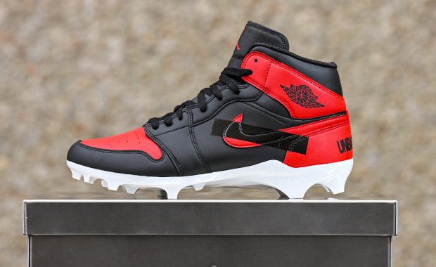 Jalen Hurts Wears Unbannable Jordan 1 High Bred Cleats for Super Bowl 59