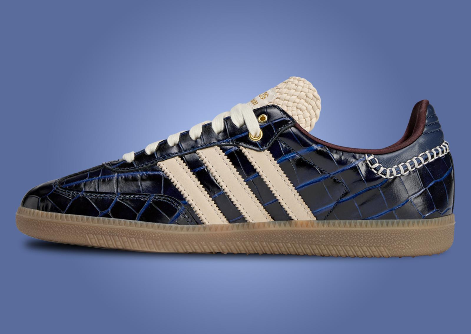 Wales Bonner x adidas Samba Croc Navy Medial