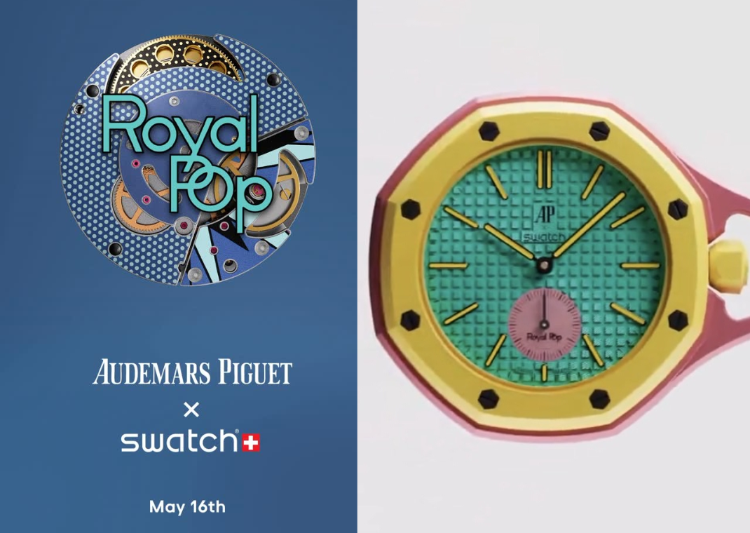 Official Look at the Audemars Piguet x Swatch Royal Pop
