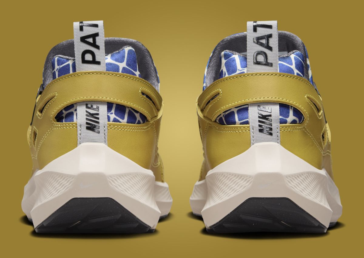 Patta x Nike Air Zoom Huarache Plus Yellow Heel