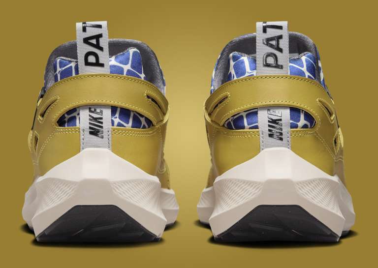 Patta x Nike Air Zoom Huarache Plus Yellow Heel