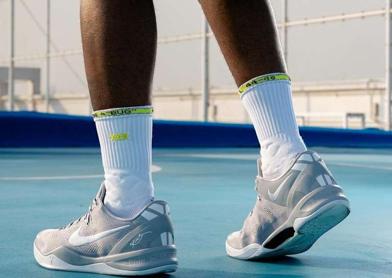 Nike Kobe 8 Protro TB Wolf Grey Heel