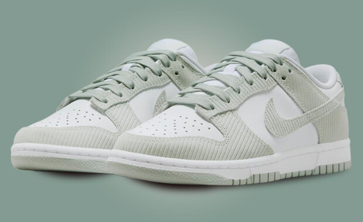 The Nike Dunk Low Grey Corduroy Releases August 22