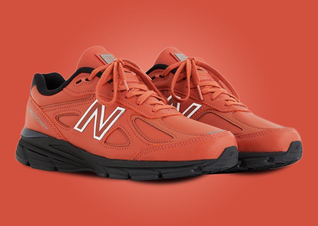 New balance 990 hot sale v4 orange