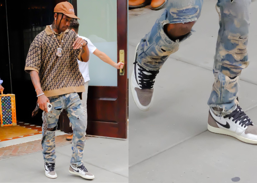 Best Fall Sporty Outfits with Travis Scott X Air Jordan 1 Low！ :  r/Repsneakers