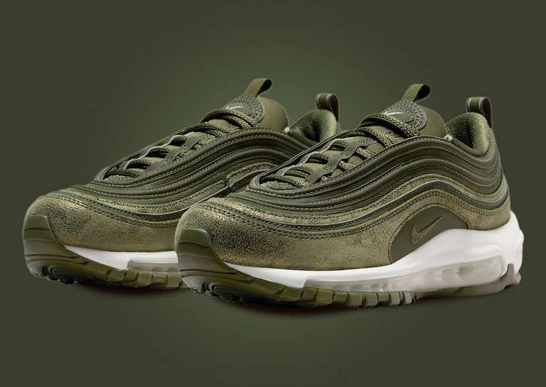 Nike Air Max 97 Distressed Olive (W) Angle