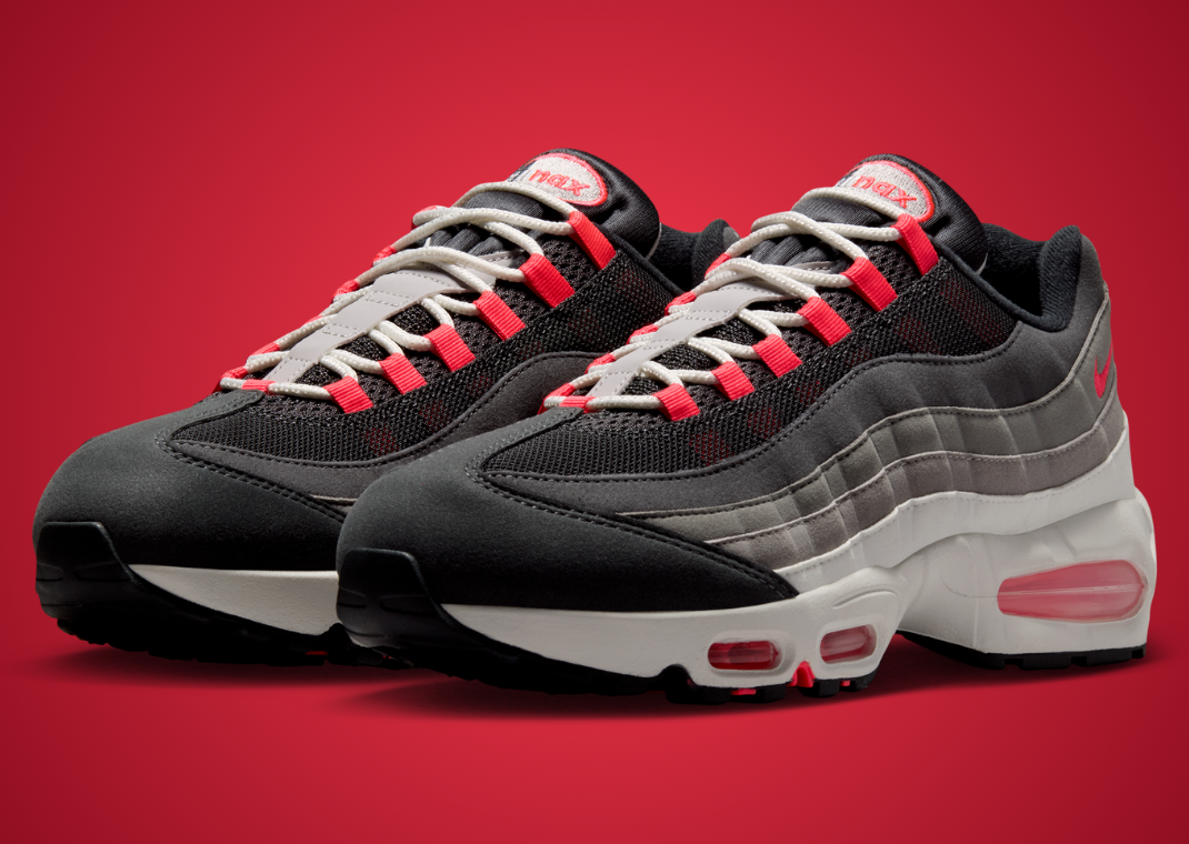 Nike Air Max 95 Big Bubble Reverse Solar Red Flips The OG Colorway