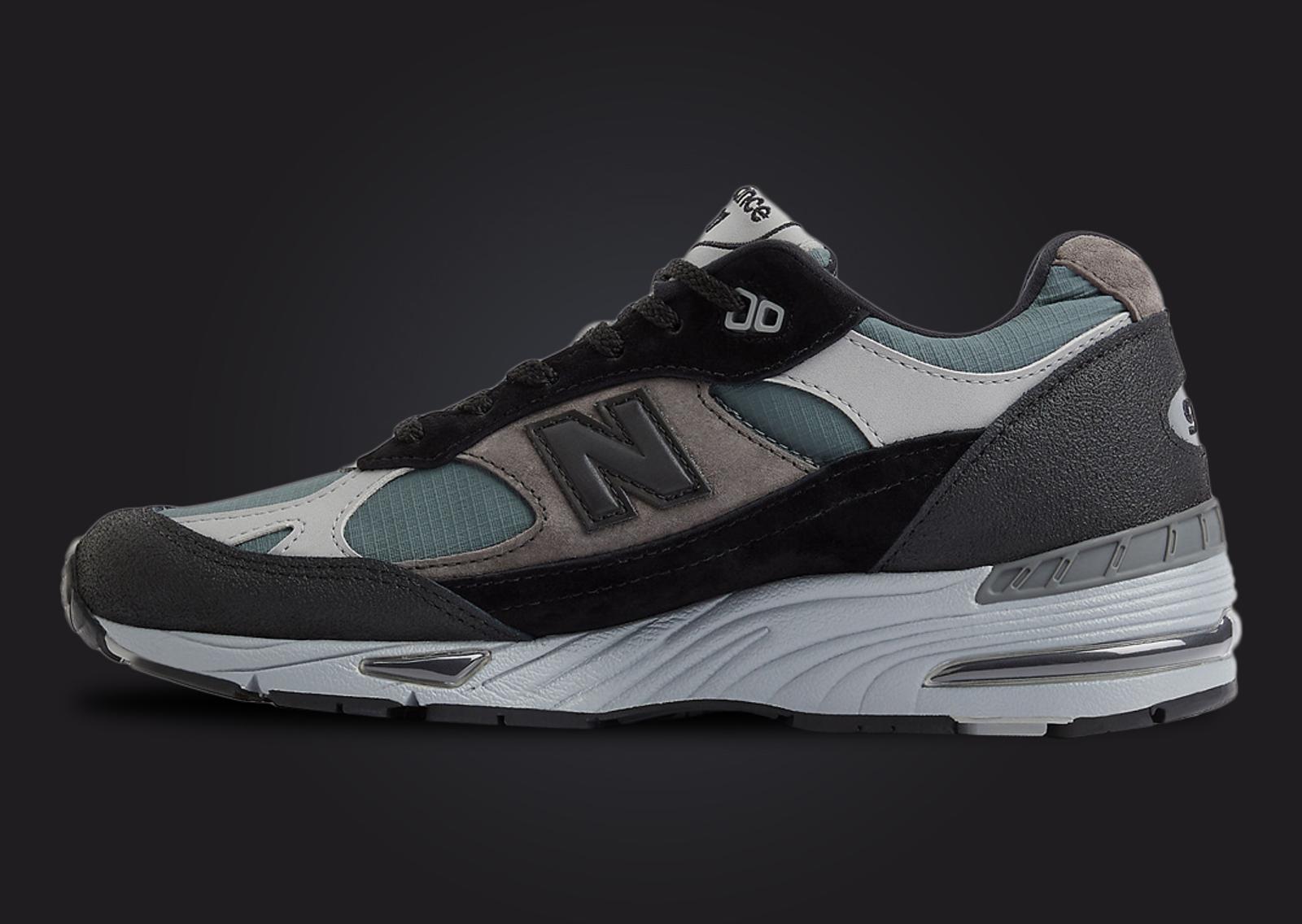 New Balance 991 Made in UK Urban Winter Black Medial