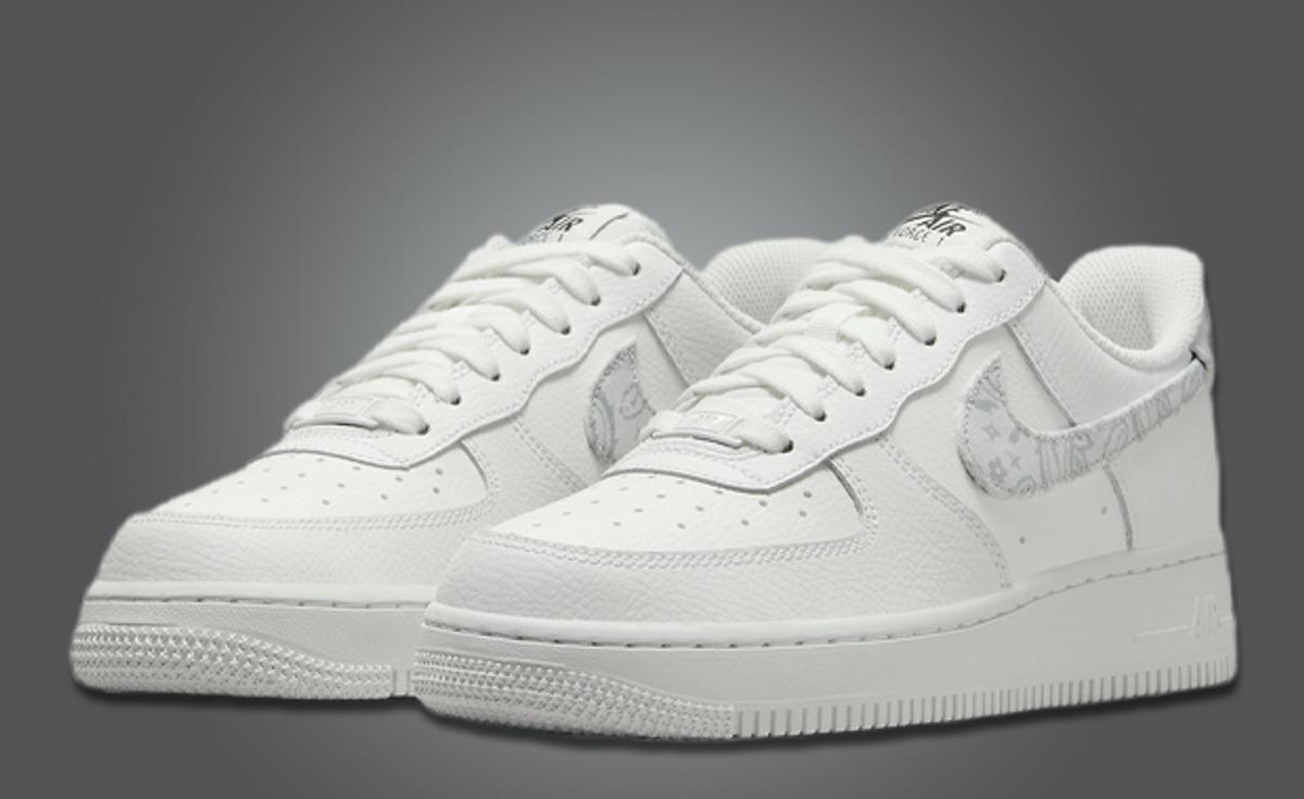 White Paisley Makes Its Way Onto The Nike Air Force 1 Low