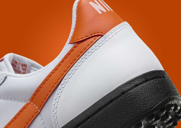 Nike Field General SP White Orange Blaze Heel Detail