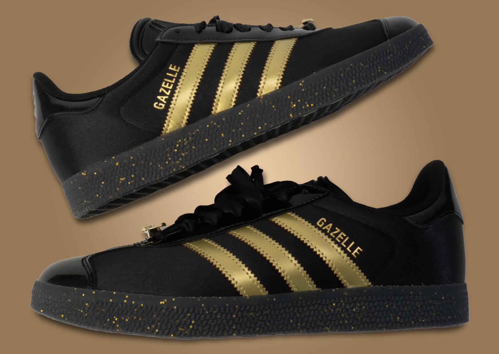 Shiekh x adidas Gazelle Black Gold (W) Laterals