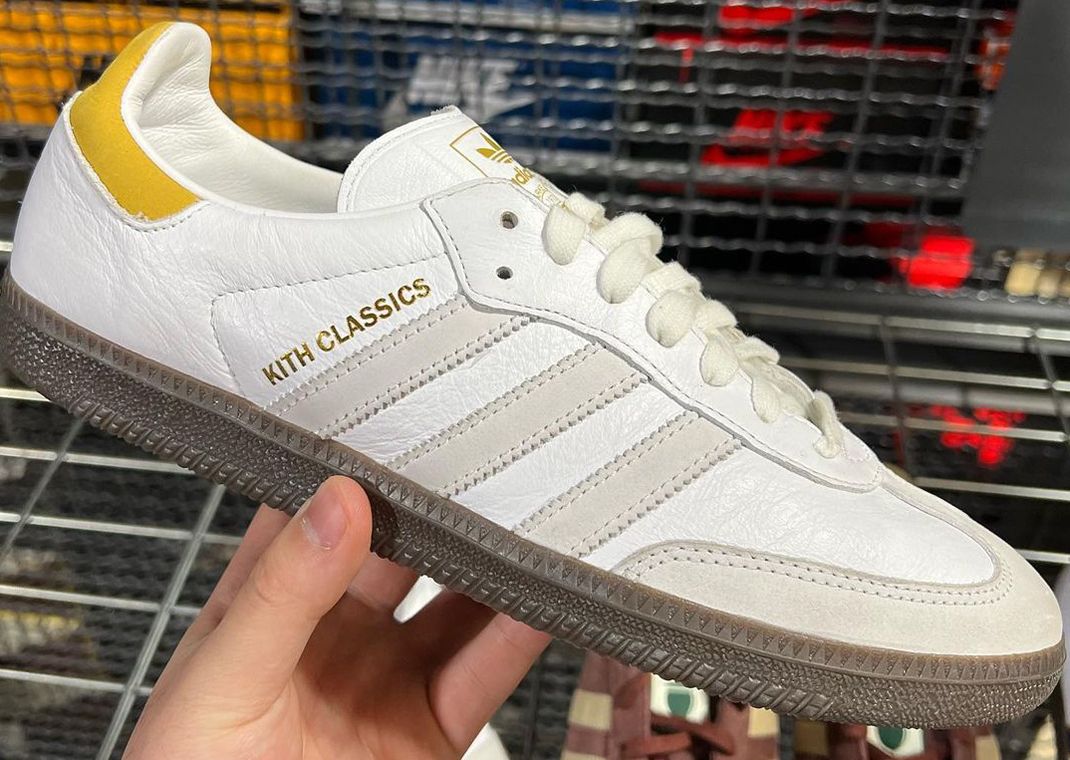 ★adidas★ Samba OG White Yellow Adidas Samba OG Leather Sneakers | Yellow | FARFETCH CA