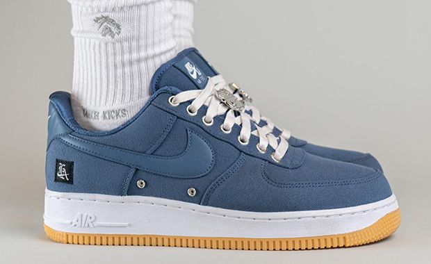 Blue suede air force on sale ones