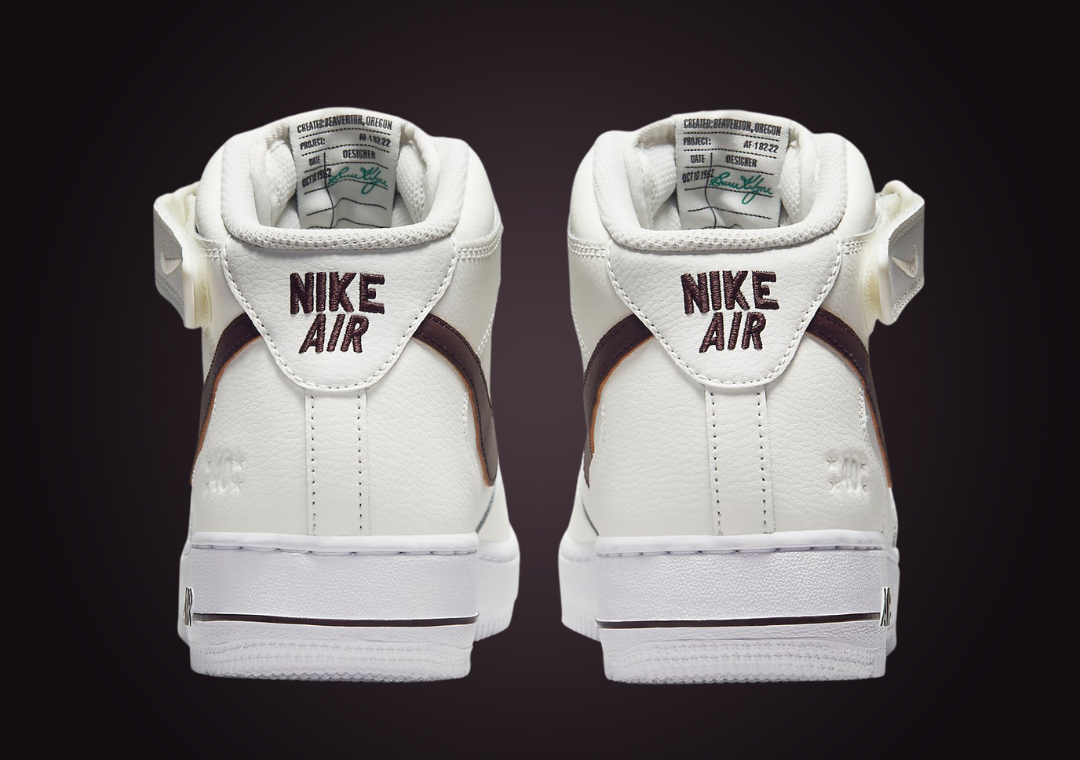Nike Air Force 1 Mid 40th Anniversary Sail Brown Basalt Shoes