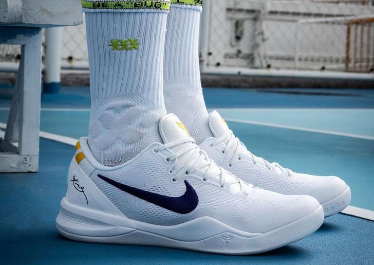 Nike Kobe 8 Protro TB Lakers Home On Foot