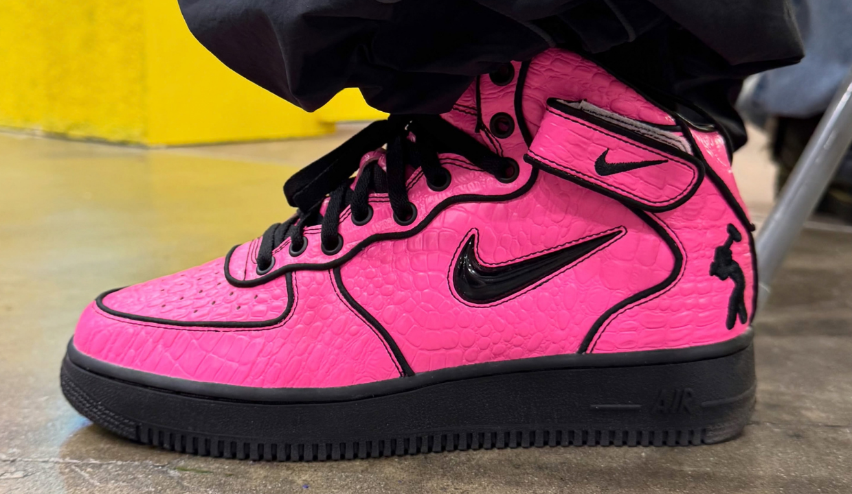 Lil Yachty x Nike Air Force 1 Mid Pink F&F
