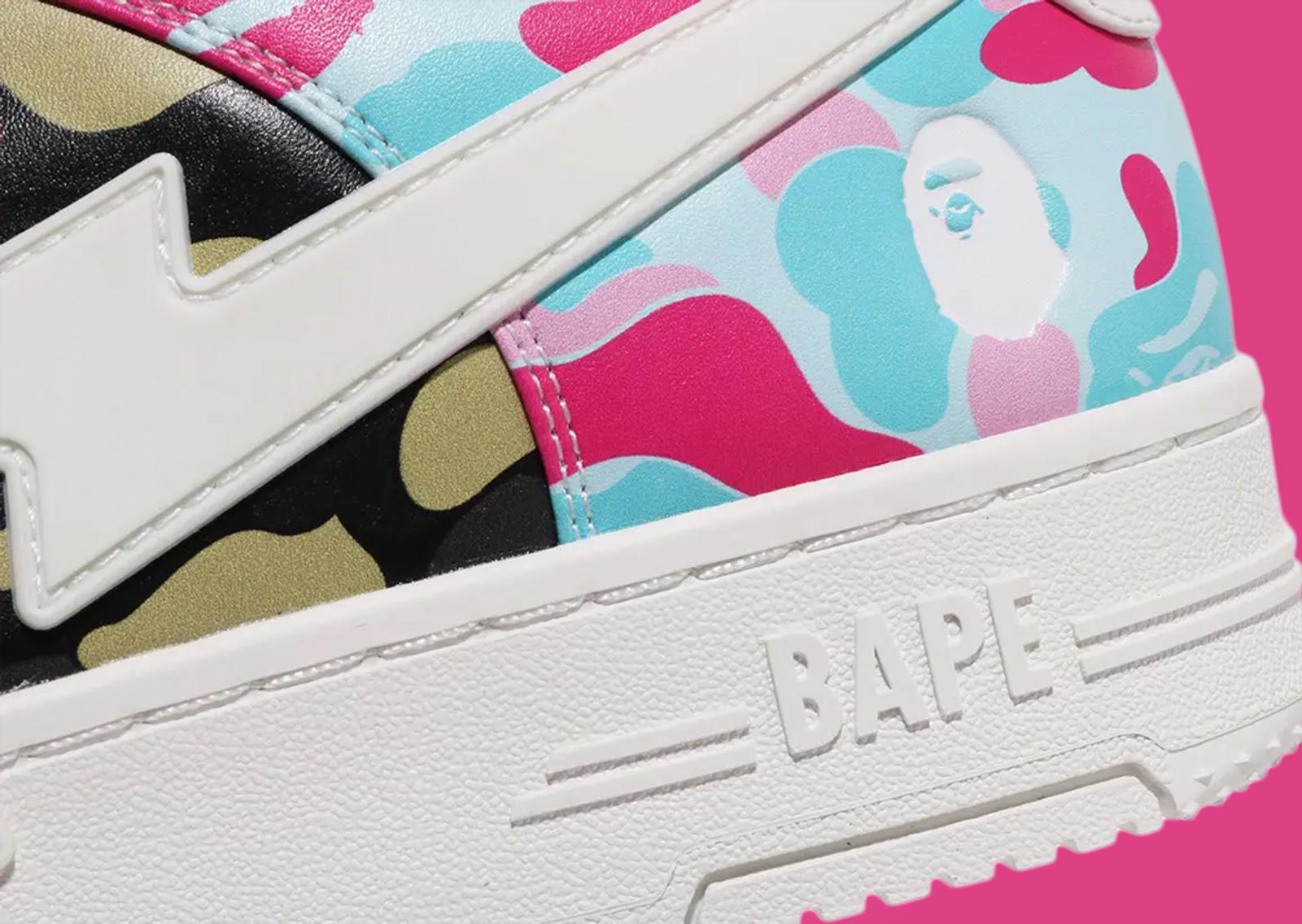 A Bathing Ape BAPE STA What The Heel Detail