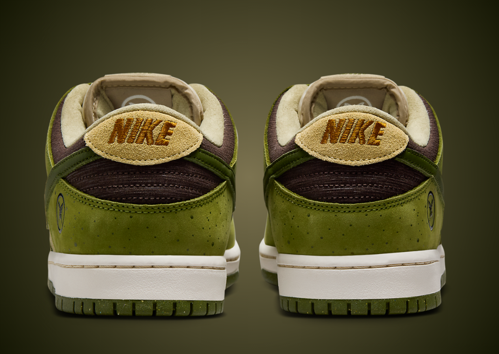 Yuto Horigome x Nike SB Dunk Low Asparagus Heel