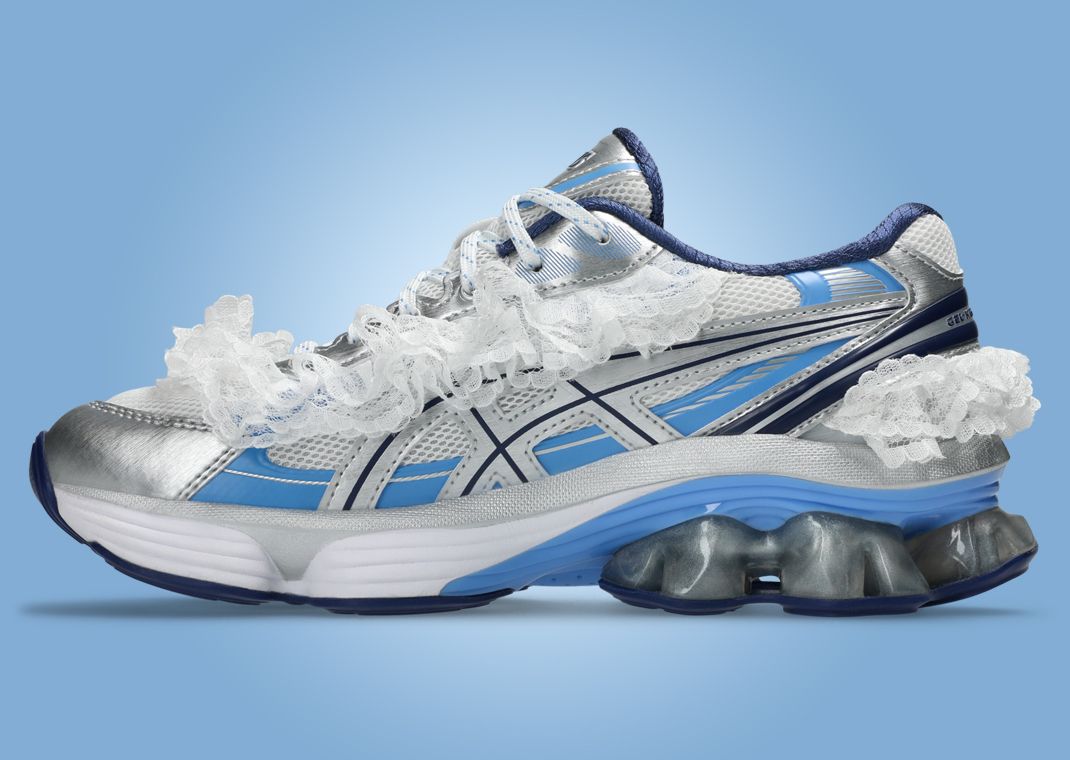 25cm ShuShu/Tong × Asics Gel-Kinetic Asics: Men's SHUSHU/TONG Gel-Kinetic Fluent (White/Diva Blue
