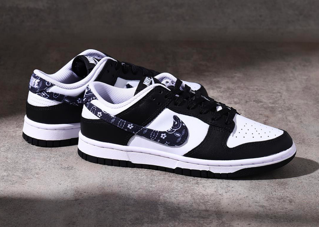 Another Paisley Printed Nike Dunk Low In Black Is On The Way