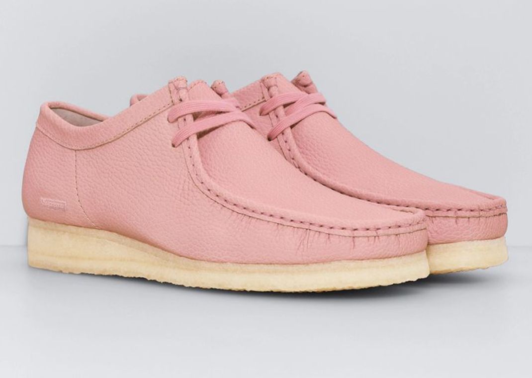 The Supreme x Clarks Originals Wallabee Reflective Pack