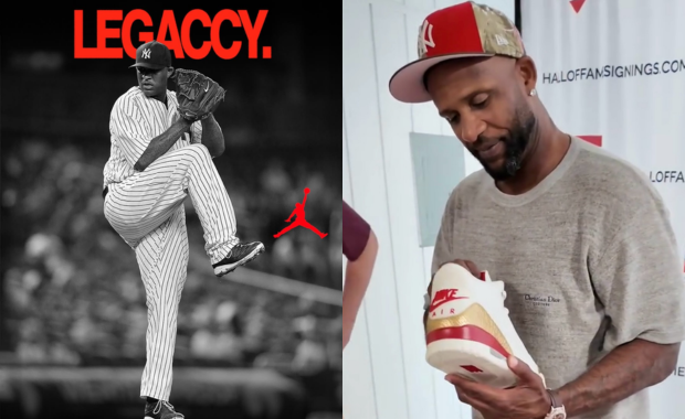 CC Sabathia's Air Jordan 3 Hall of Fame PE