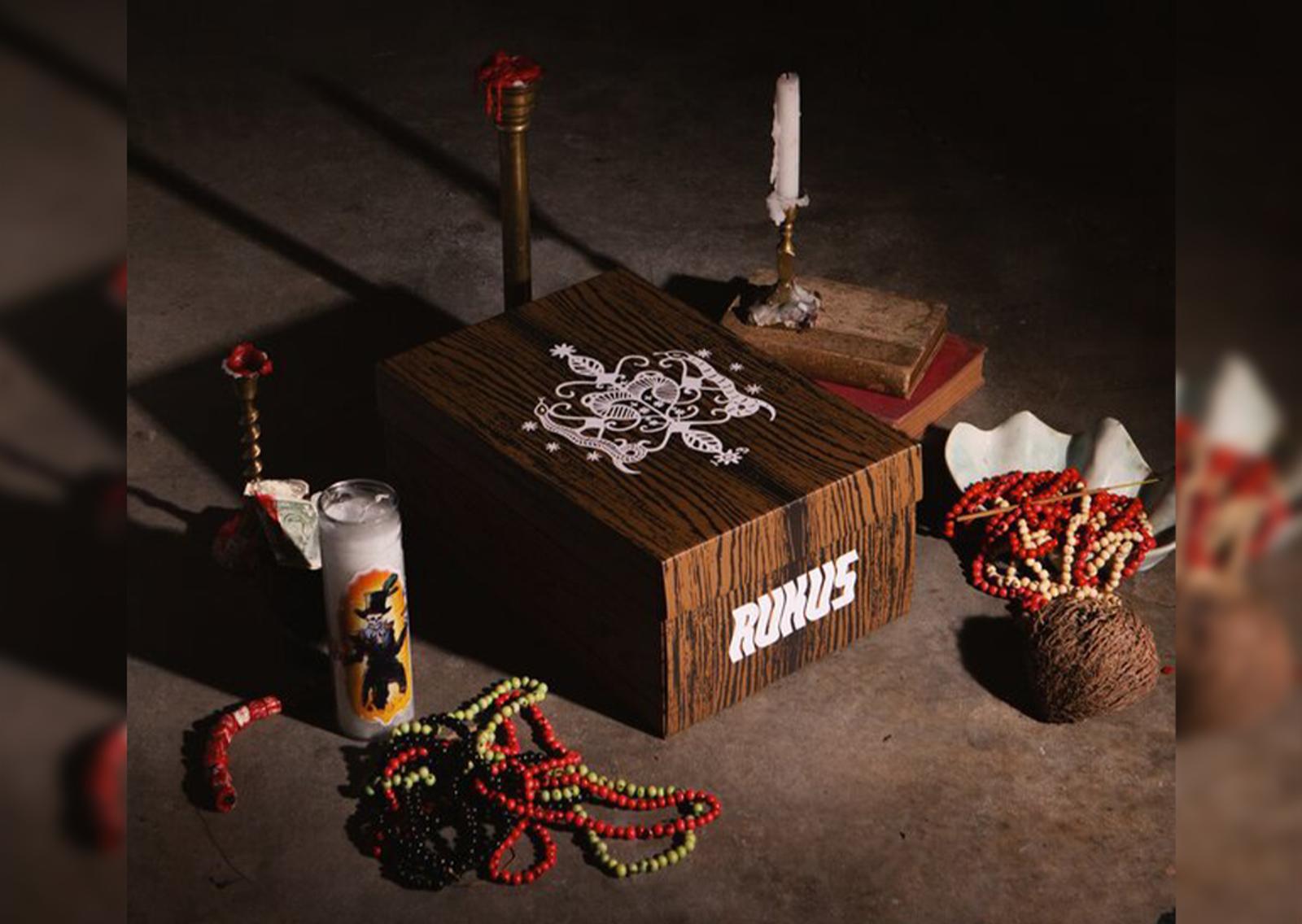 Rukus x New Balance Numeric 440 Voodoo Doll Packaging