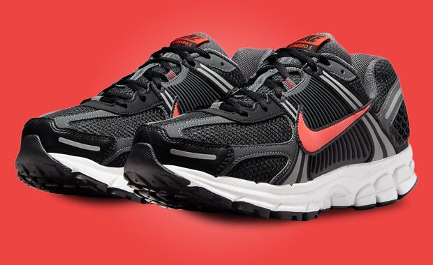 The Nike Zoom Vomero 5 Black Picante Red Releases December 15