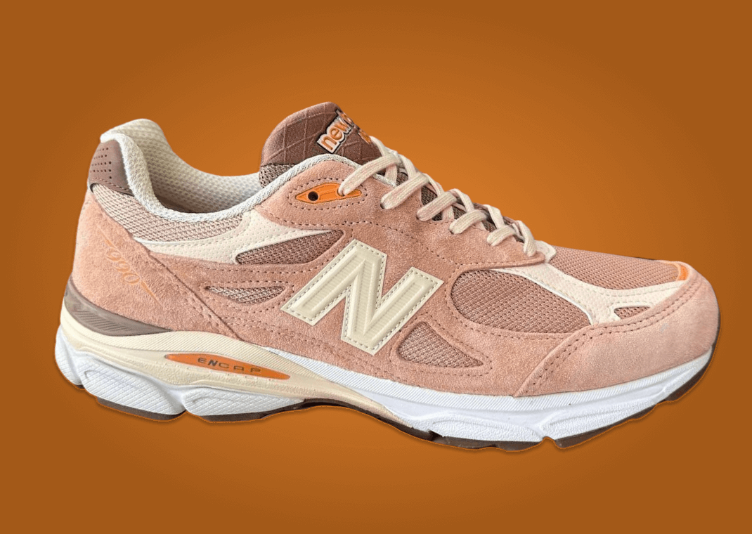 New Balance 990v3 MiUSA size? Exclusive Orange Cream