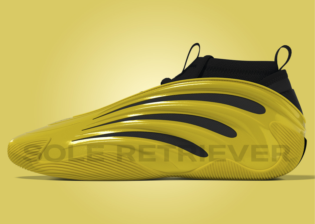 The adidas Harden Vol. 9 Yellow Patent Releases Fall 2025
