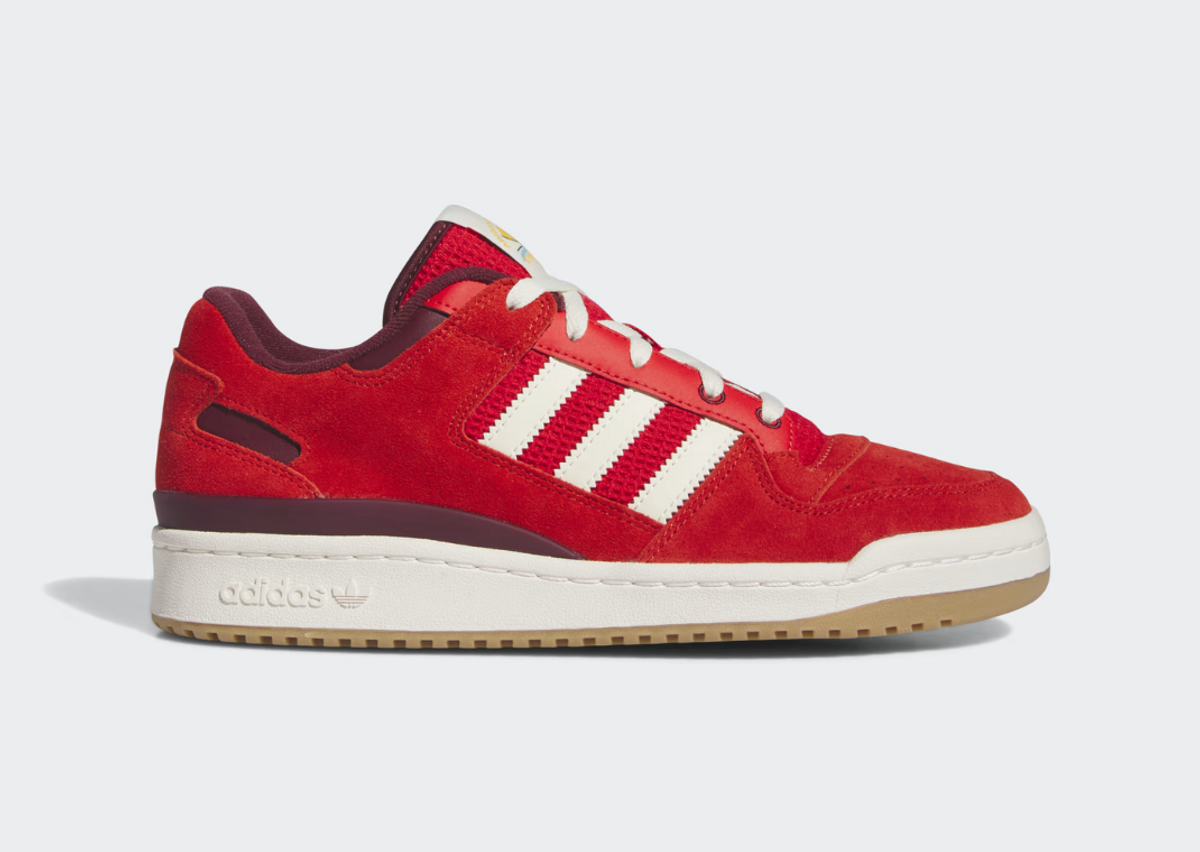 adidas Forum Low Red Gum Lateral